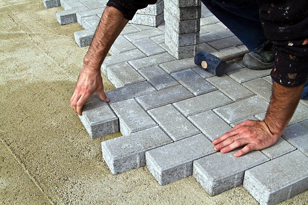 Residential Paver Driveway in James City, NC